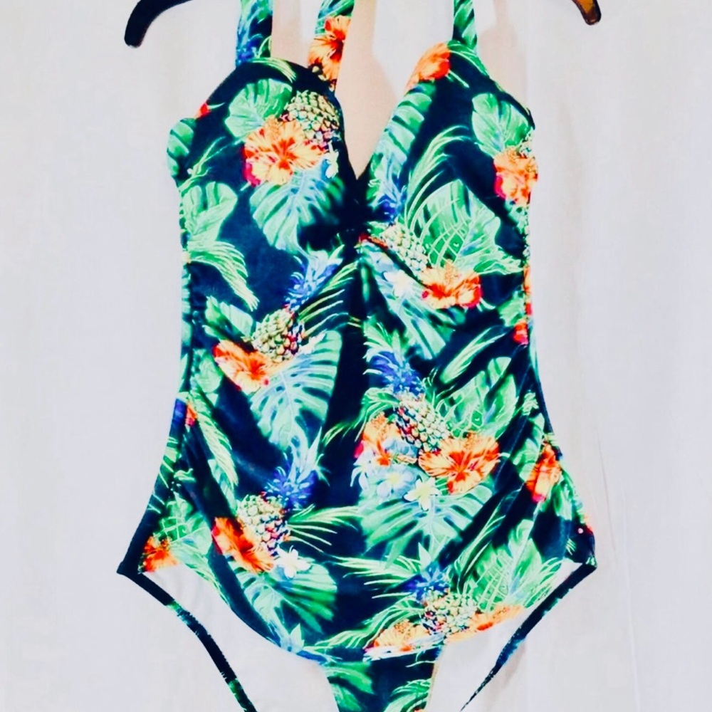 Tropical Floral One-Piece Swimsuit